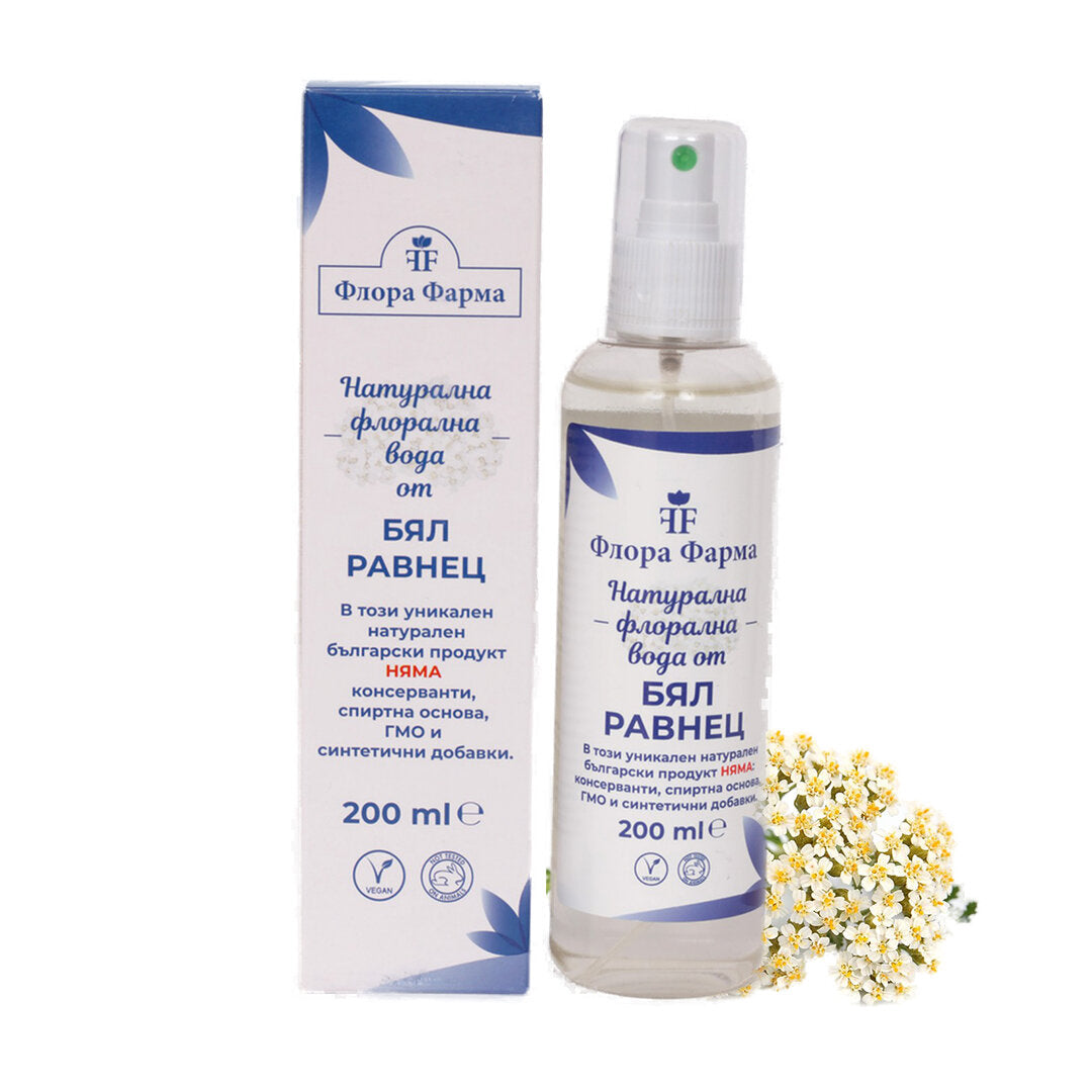 Natierlecht Blummenwaasser vu wäisse Garrow - 200 ml Florra Pharma