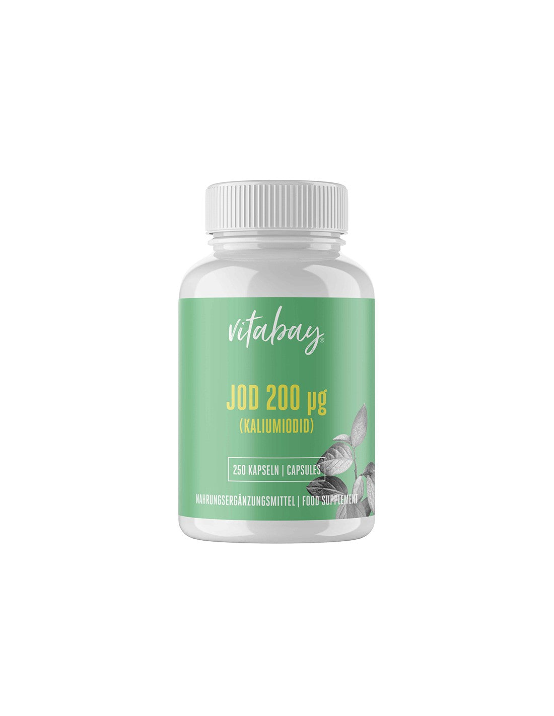 Iodine (Potassium Iodide) - To support the thyroid gland, 200 μg x 250 capsules