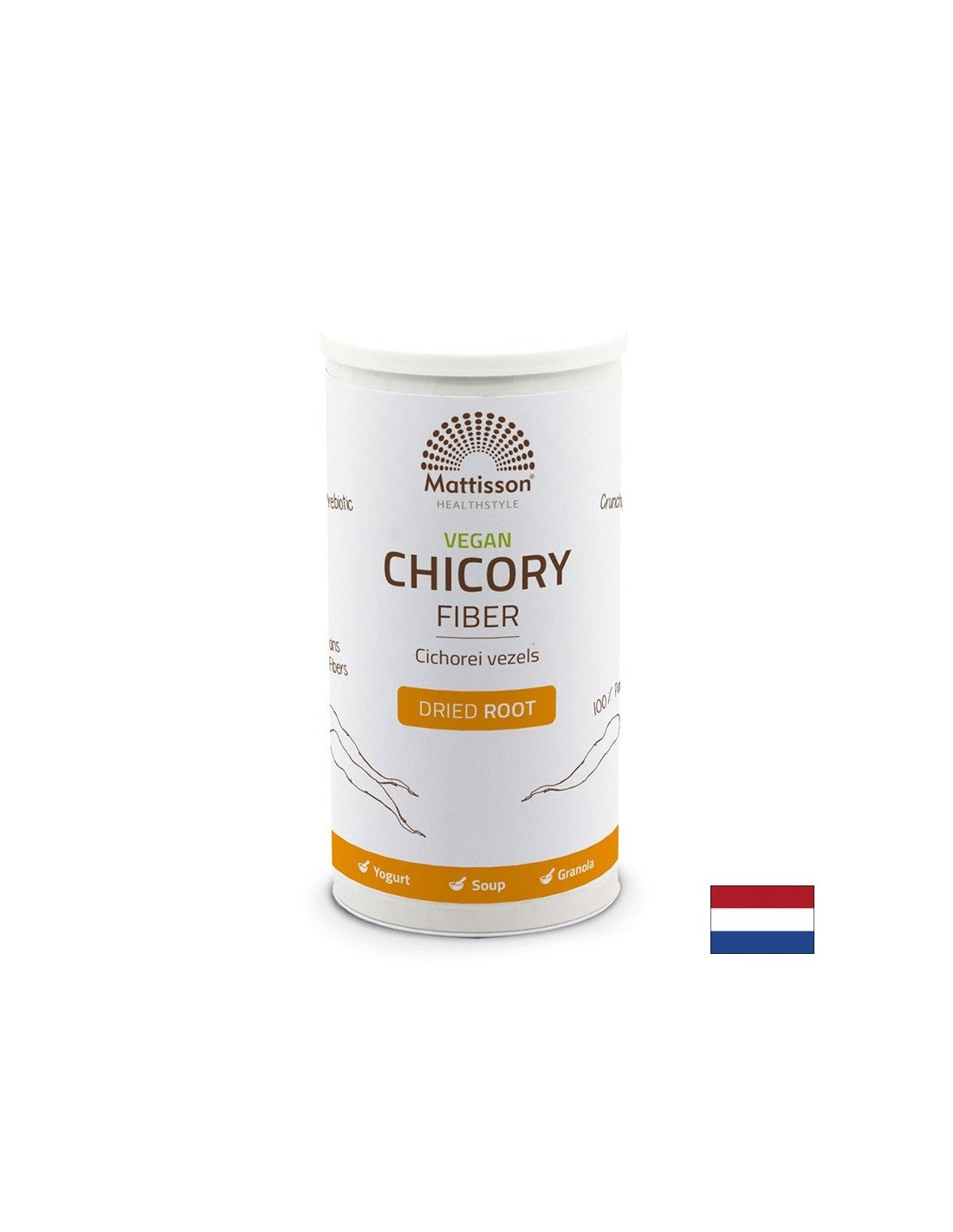 Fibra vegana de raíz de achicoria 200 g <tc>Mattisson Healthstyle</tc>