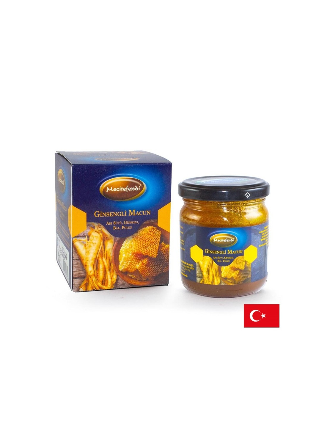Paste with royal jelly, honey, bee pollen and ginseng - Immunity and energy, 200 g