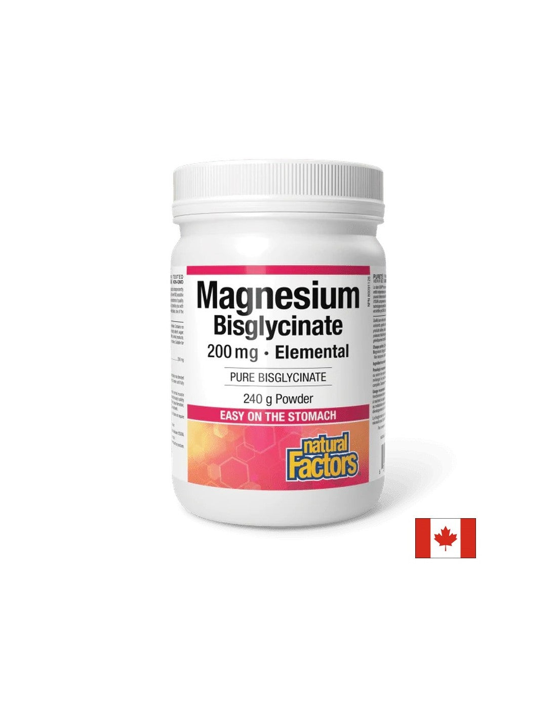 Supports the nervous system and muscles - Magnesium (bisglycinate), 200 mg x 290 g powder