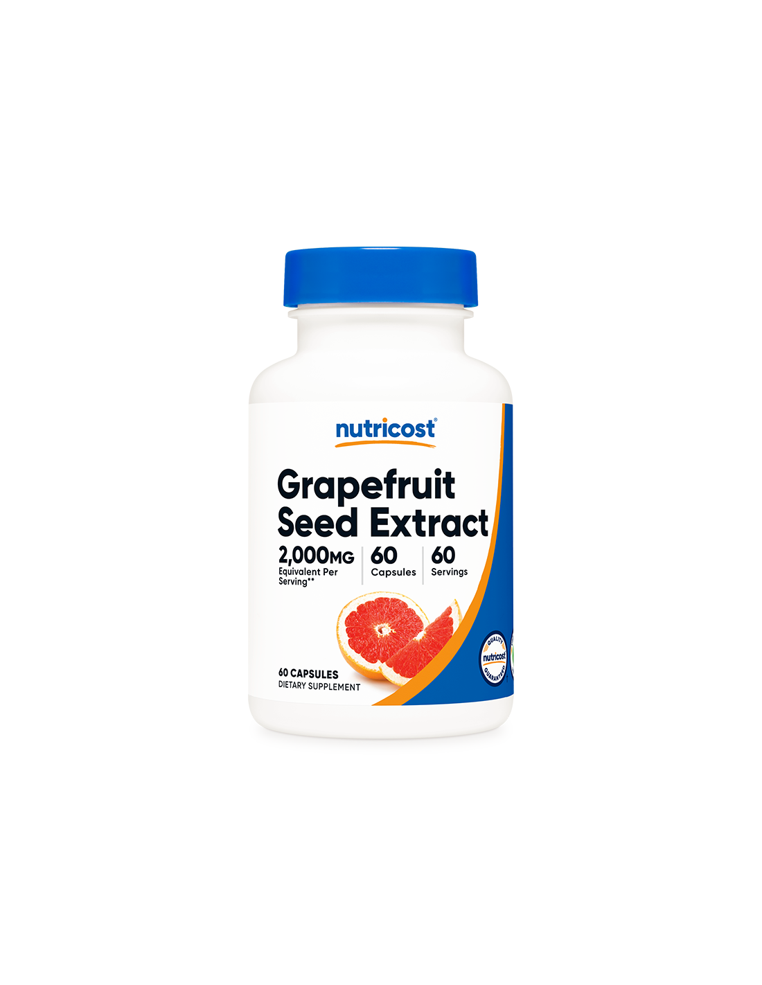 Imunitetas - greipfrutų sėklų ekstraktas, 2000 mg/ 60 kapsulės „Nutricost“