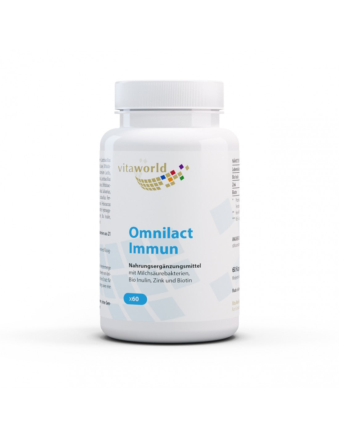 Omni-lact inmune probiótico 21 cepas, 35 mil millones de probióticos activos, 60 cápsulas
