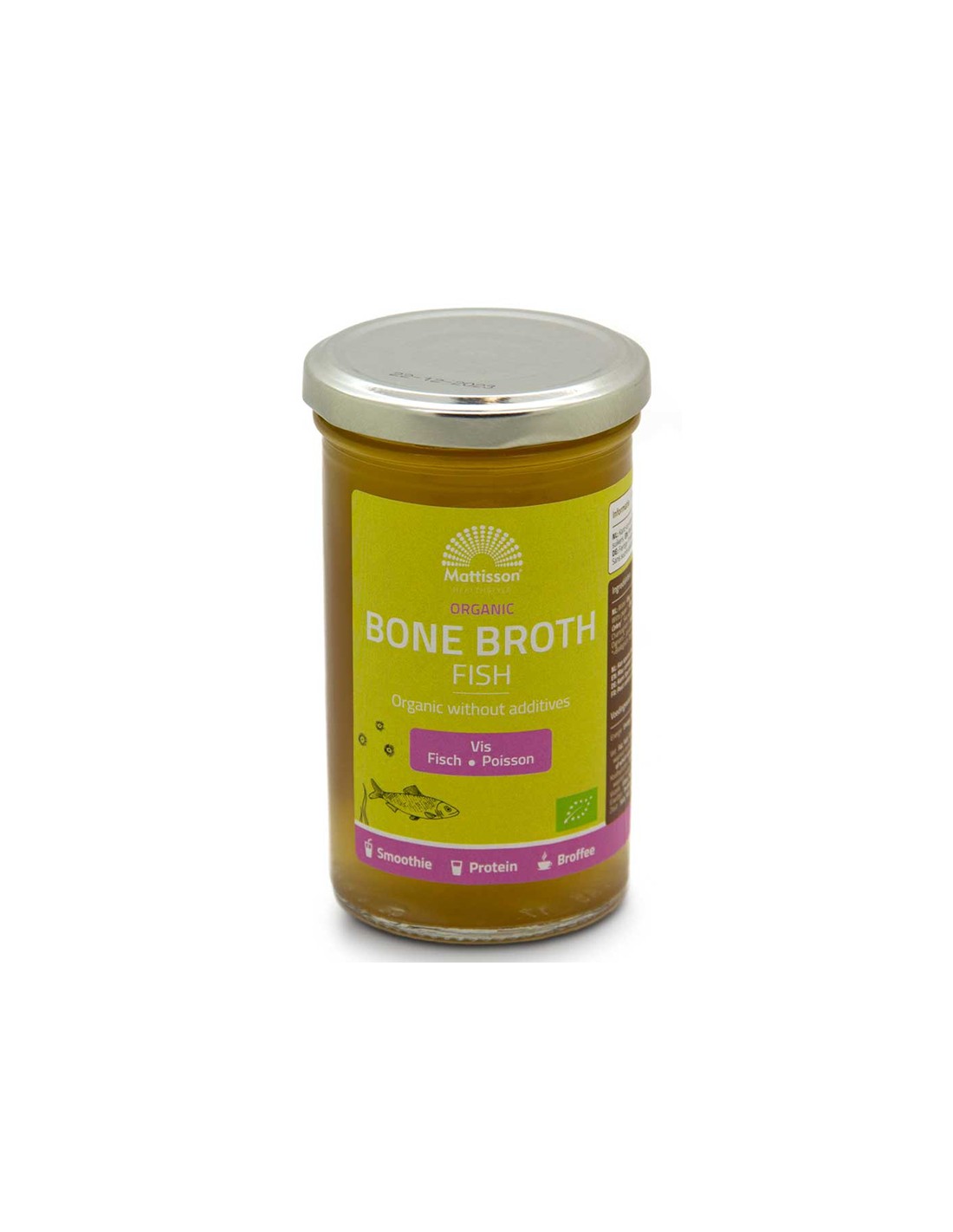 Bulion z kości rybnych Bio, 240 ml <tc>Mattisson Healthstyle</tc>