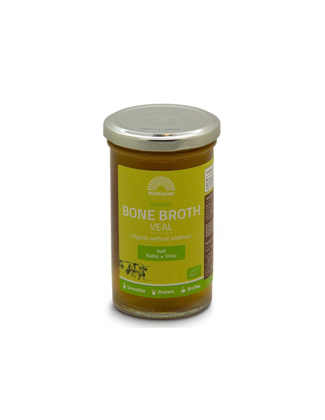 Beef bone broth Bio, 240 ml Mattisson Healthstyle