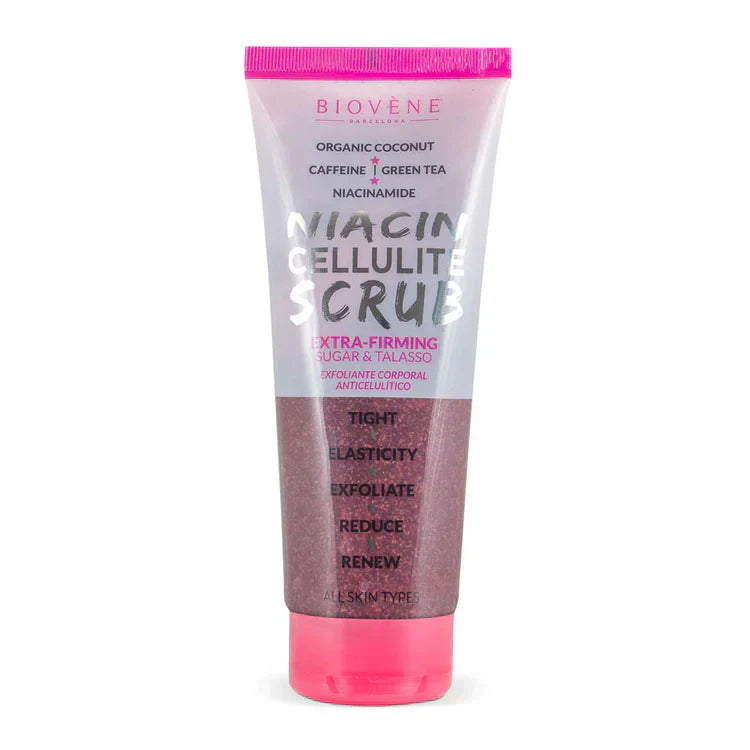 Niacin Anti-Cellulite Scrub s kokosem pro zpevňování a vyhlazení kůže 250 ml