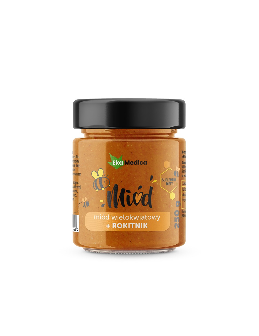 Multicolored honey with sea buckthorn extract, 250 g EkaMedica