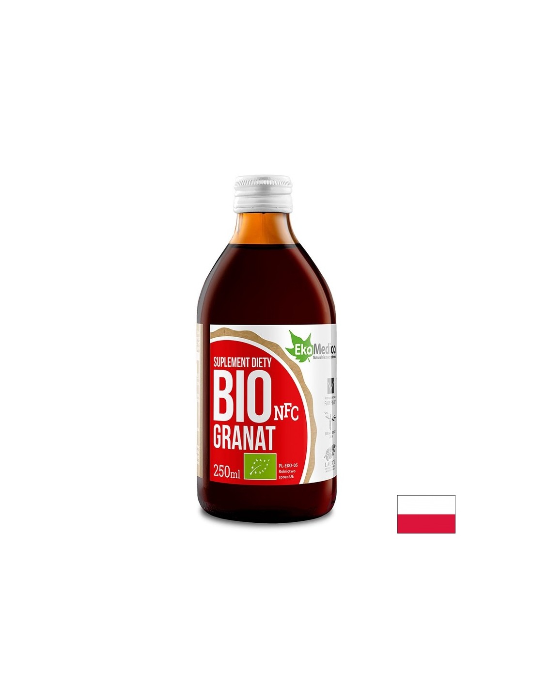 Blood system and immunity - Pomegranate Syrup Bio, 250 ml EkaMedica