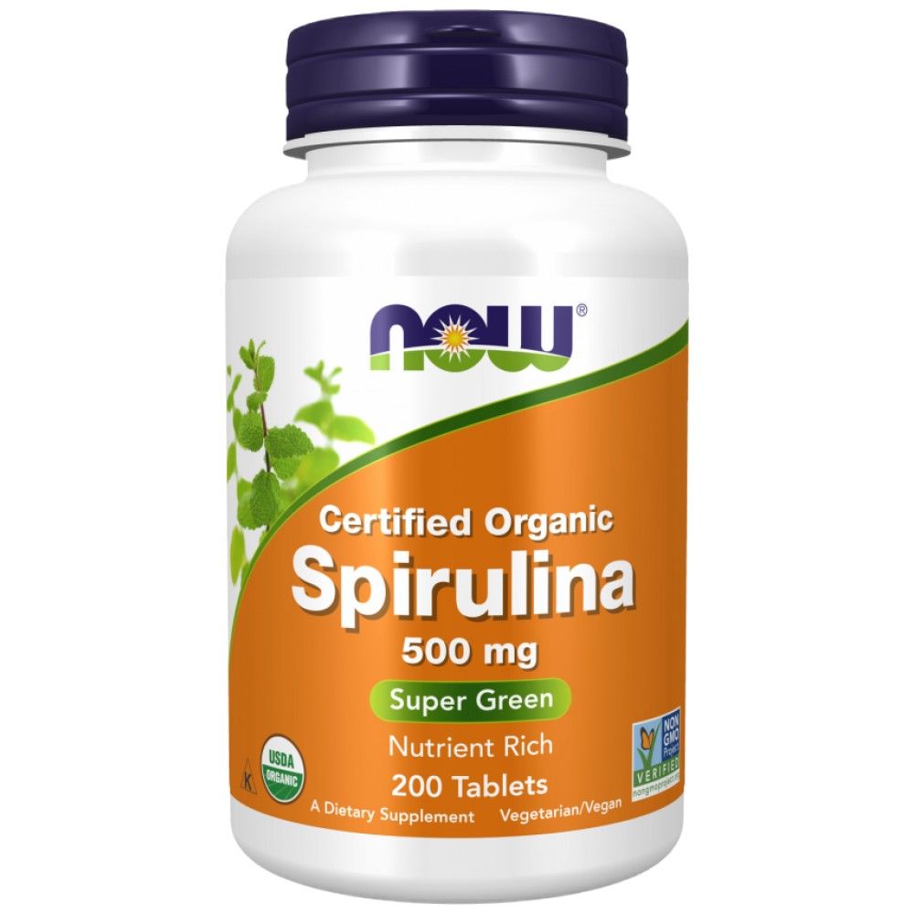 Spirulina 500 mg - 200 tabletek