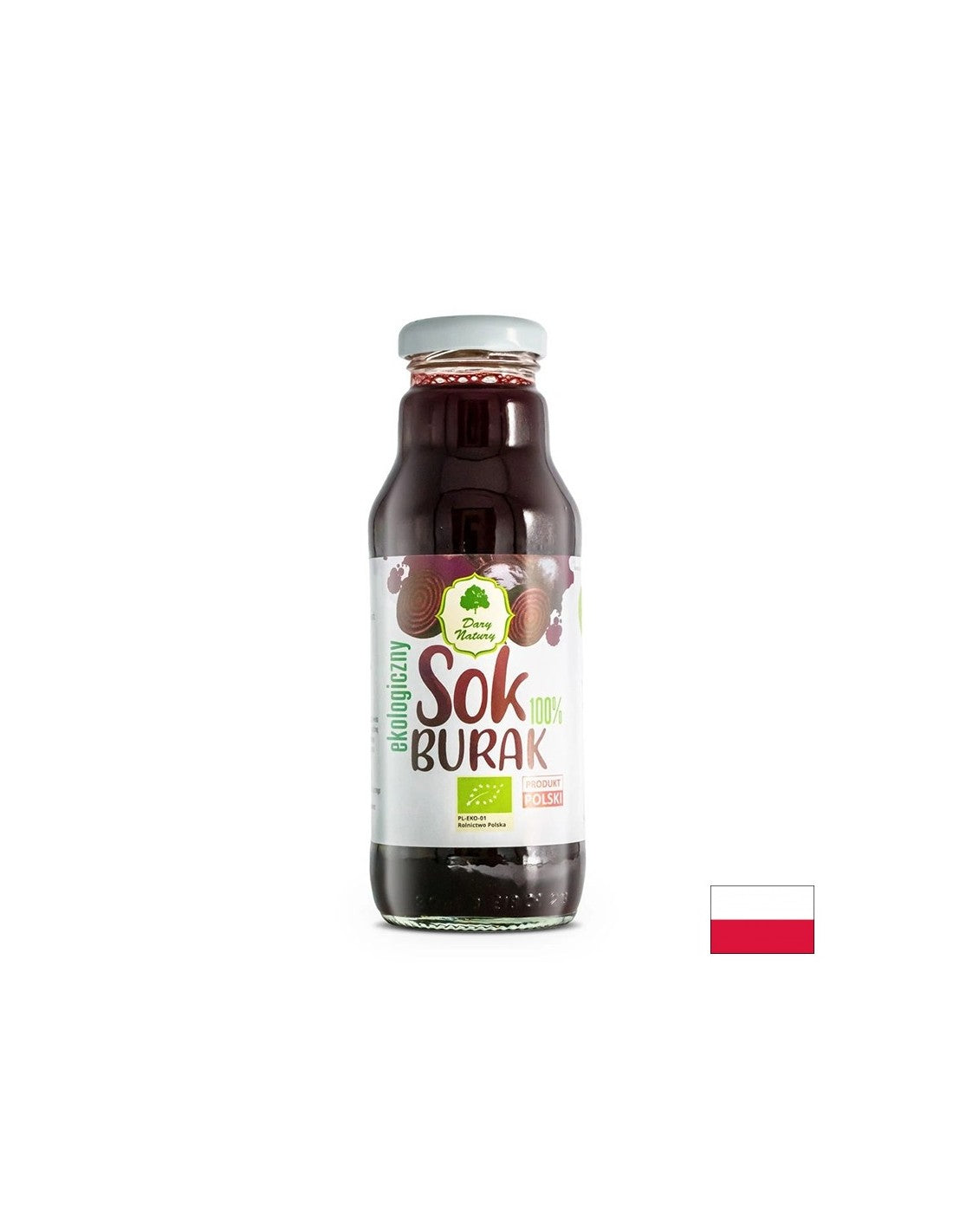 Organic beetroot juice, 270 ml Dary Natury