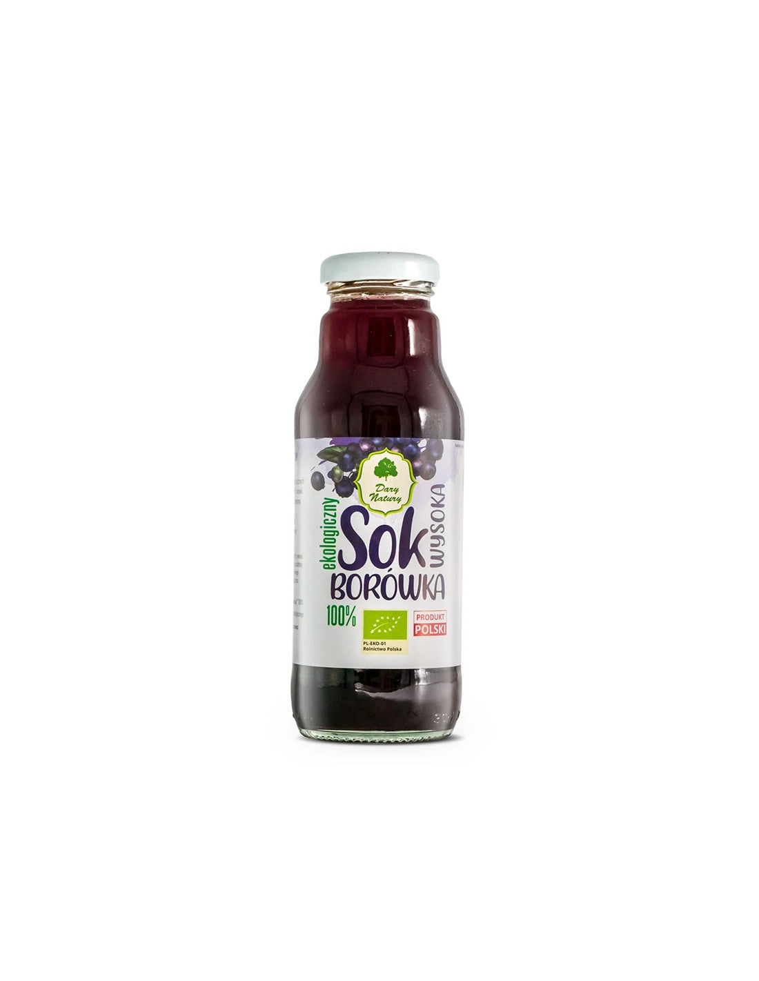 Organic blueberry juice - a powerful antioxidant, 270 ml