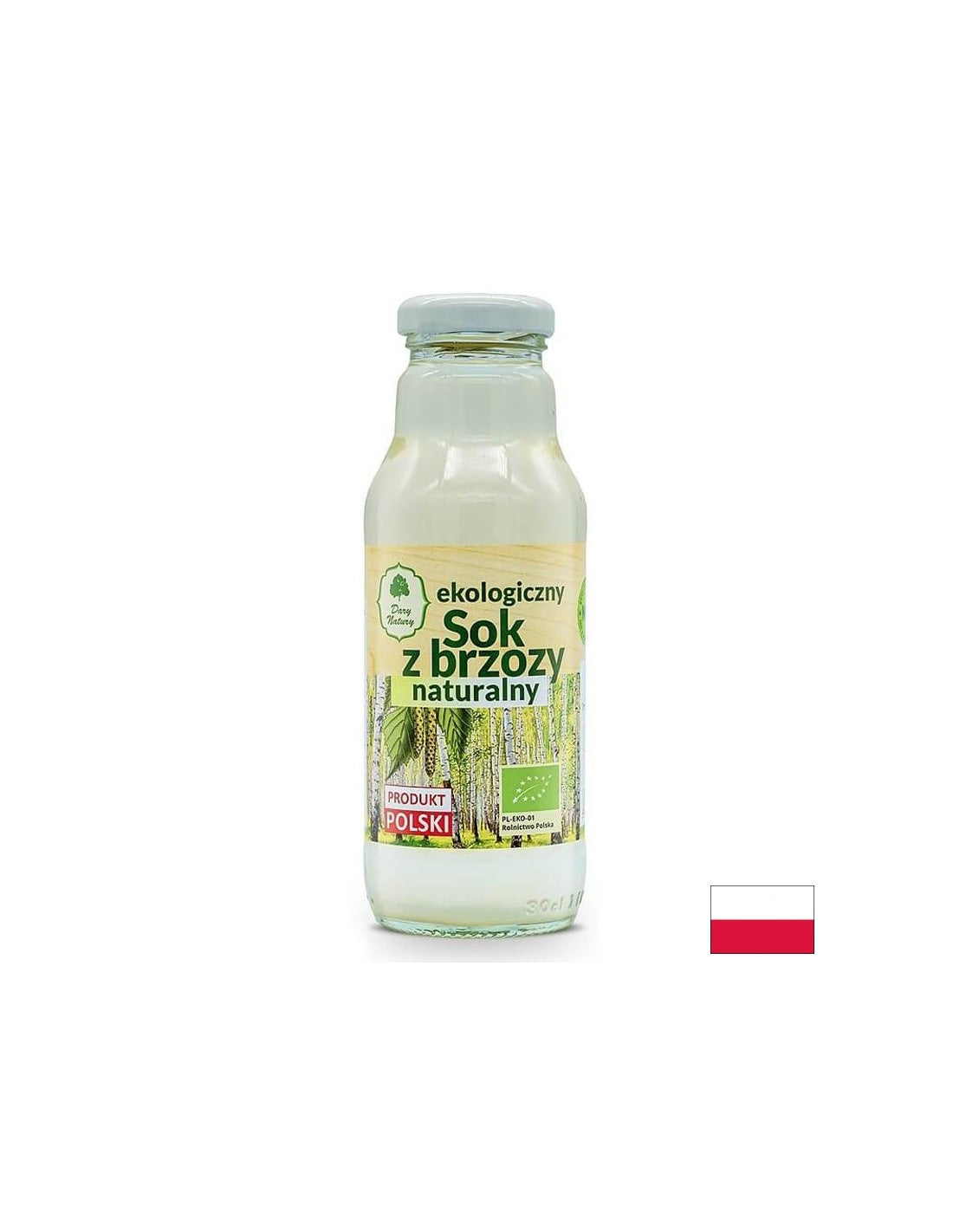 Organická břízová šťáva - detoxikační a anti -edemový efekt, 270 ml