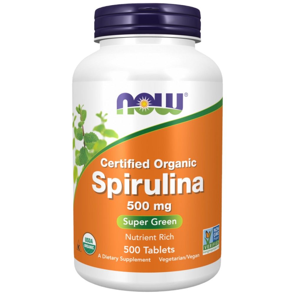 Spirulina 500 mg - 500 tabletten