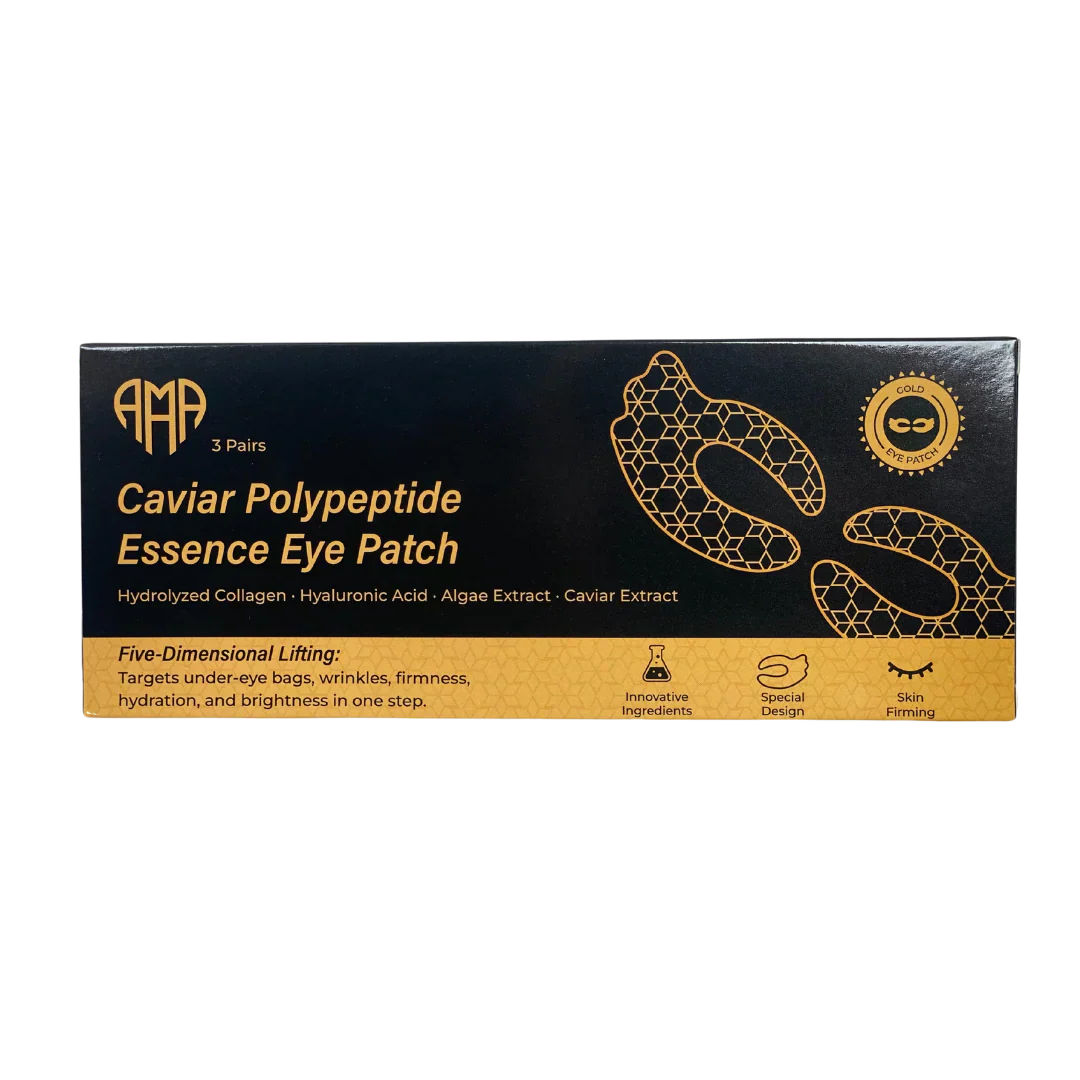 Regenerating mask with caviar, collagen and peptides for the eye area – 3 pieces
