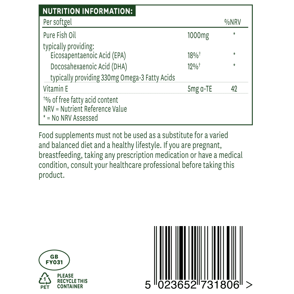 „Omega 3“ žuvų taukai („Omega 3“ žuvų taukai) 1000 mg 90 minkštų kapsulių „NatureSaid“