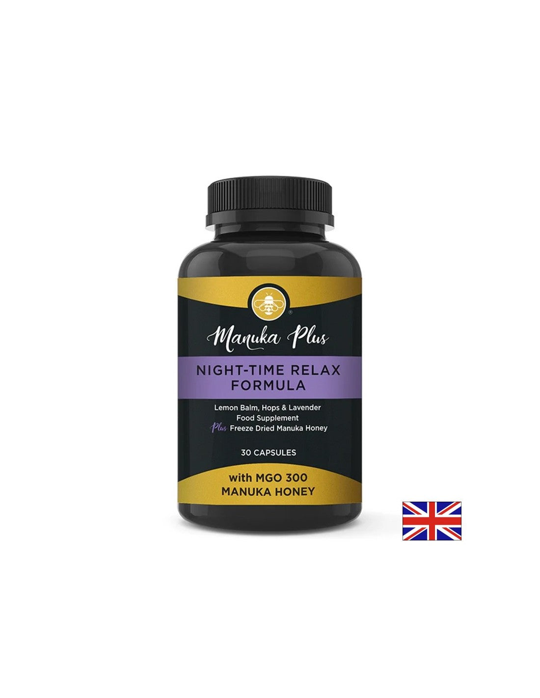 Fórmula de sueño y relajación con miel de manuka, 30 cápsulas