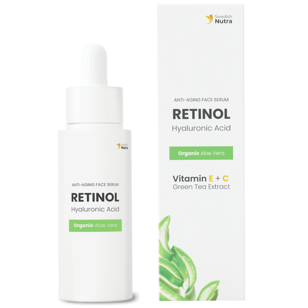 Facial Serum with Retinol, Hyaluron and Collagen 30 ml Swedish Nutra