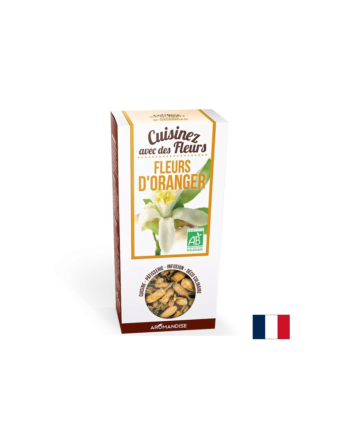Orange Blossom - Para la decoración de alimentos y cócteles, 30 g