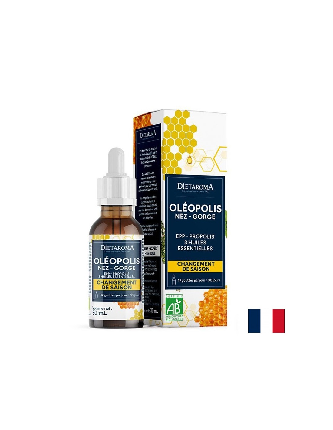 Immunity - Oleopolis (with grapefruit extract, propolis, thyme, oregano and camphor wood), 30 ml drops (alcohol-free)