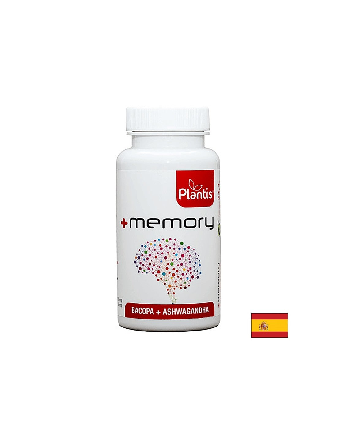 Strong memory - Bacopa monieri 302 mg and ashwagandha 50 mg, + Memory Plantis®, 45 capsules