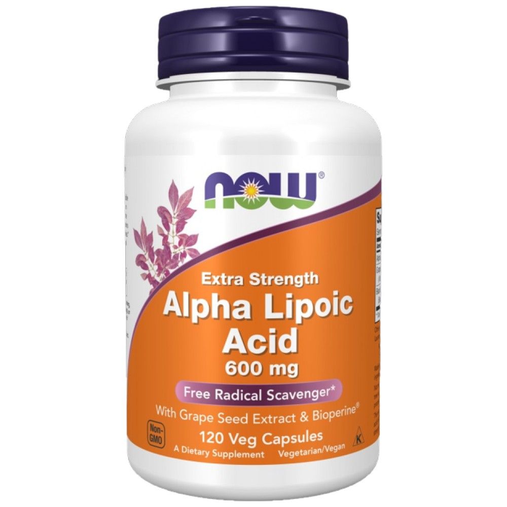 Alfa -liposav 600 mg / extra szilárdság - 120 kapszula