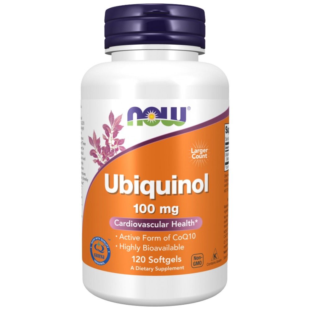 Ubiquinol 100 mg - 120 softgelů