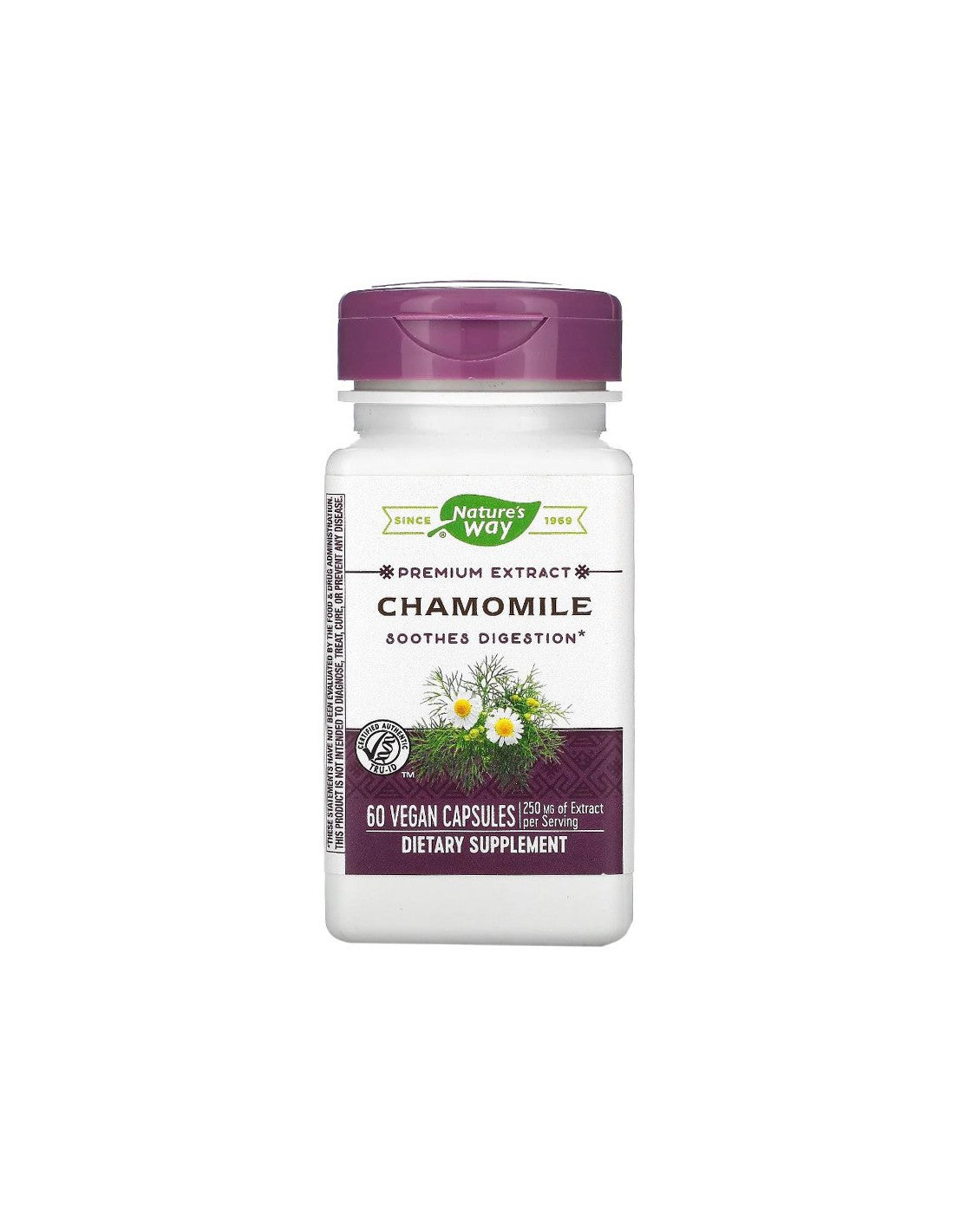 Ramūna - premium ekstraktas - nervų ir skrandžio sutrikimų, 325 mg, 60 kapsulių