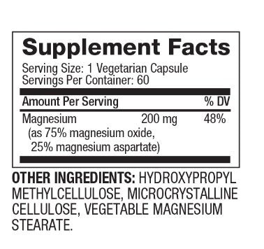 Magnesium 200 mg / 60 Caps - Feel You
