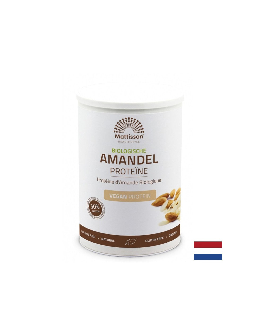 Biografía de proteína de almendras, 350 g