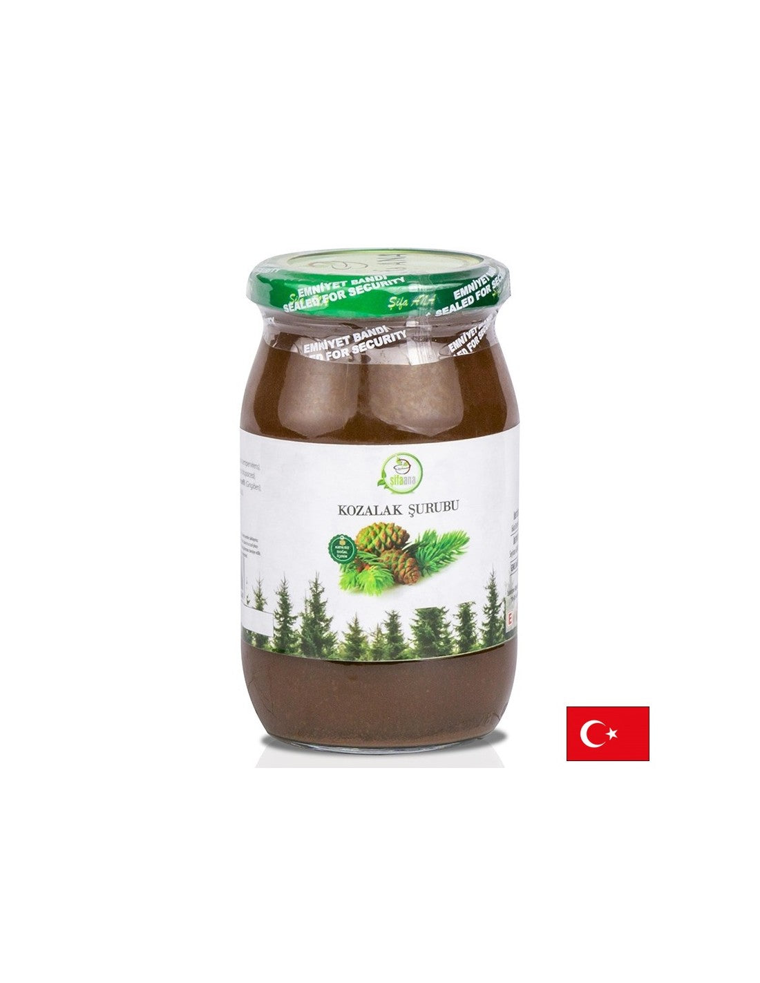 Bylinná borovice kužel sirup - pro nachlazení a chřipku, 370 g