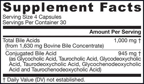 Bile Acid Factors - 120 capsules