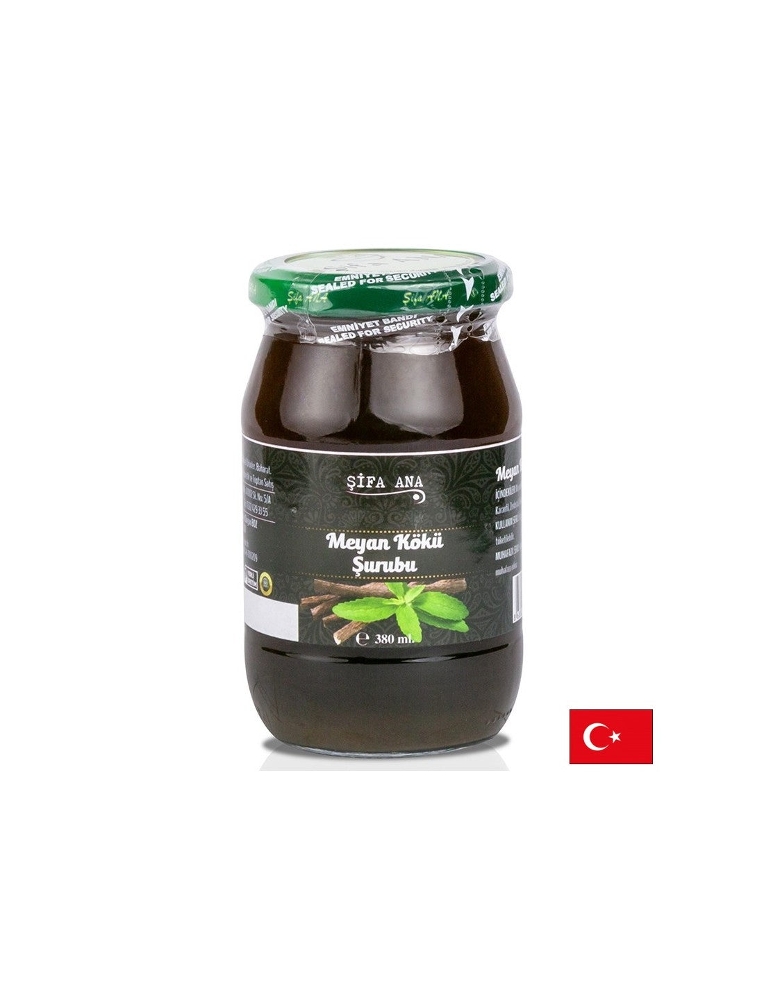 Licorice syrup - for gas and heartburn, 380 ml