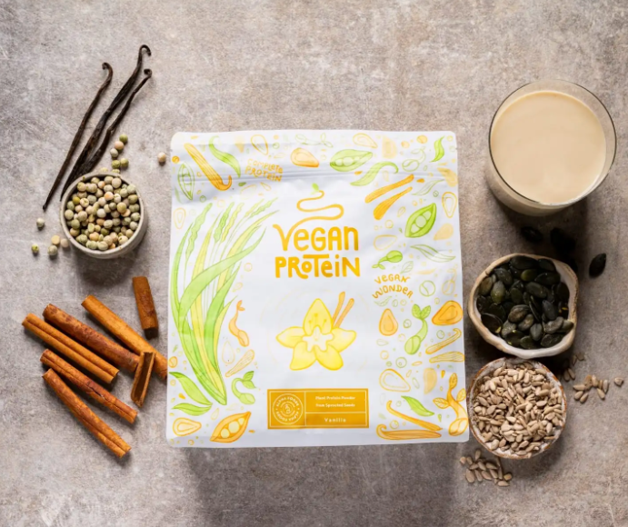Vegan Protein (Vanilla) 40 servings - (2 x 600 g)