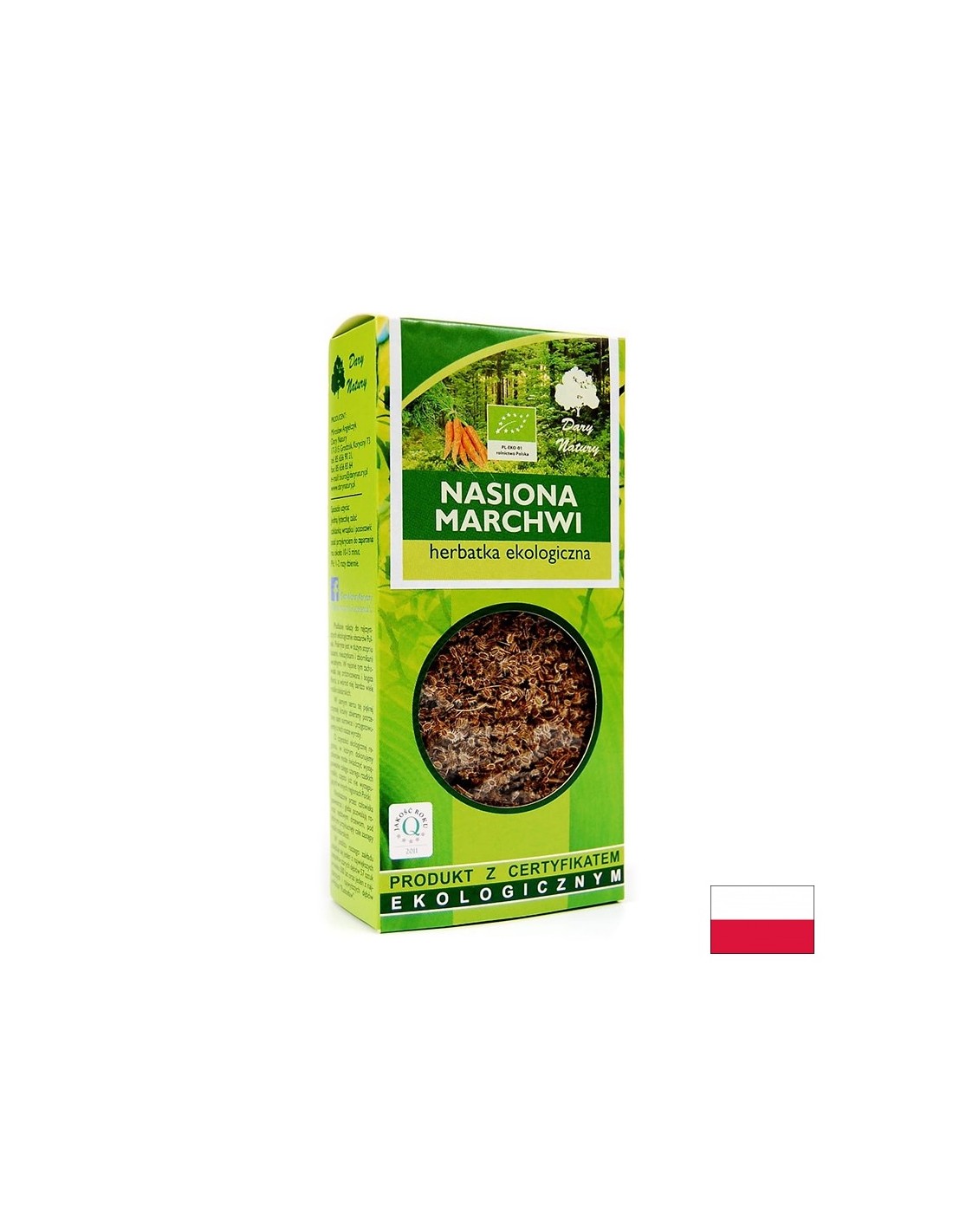 Organic carrot sprout seeds, 40 g Dary Natury
