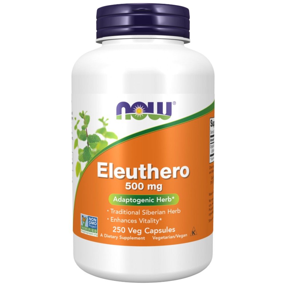 Eleuthero 500 mg | Ginseng da Sibéria - 250 cápsulas