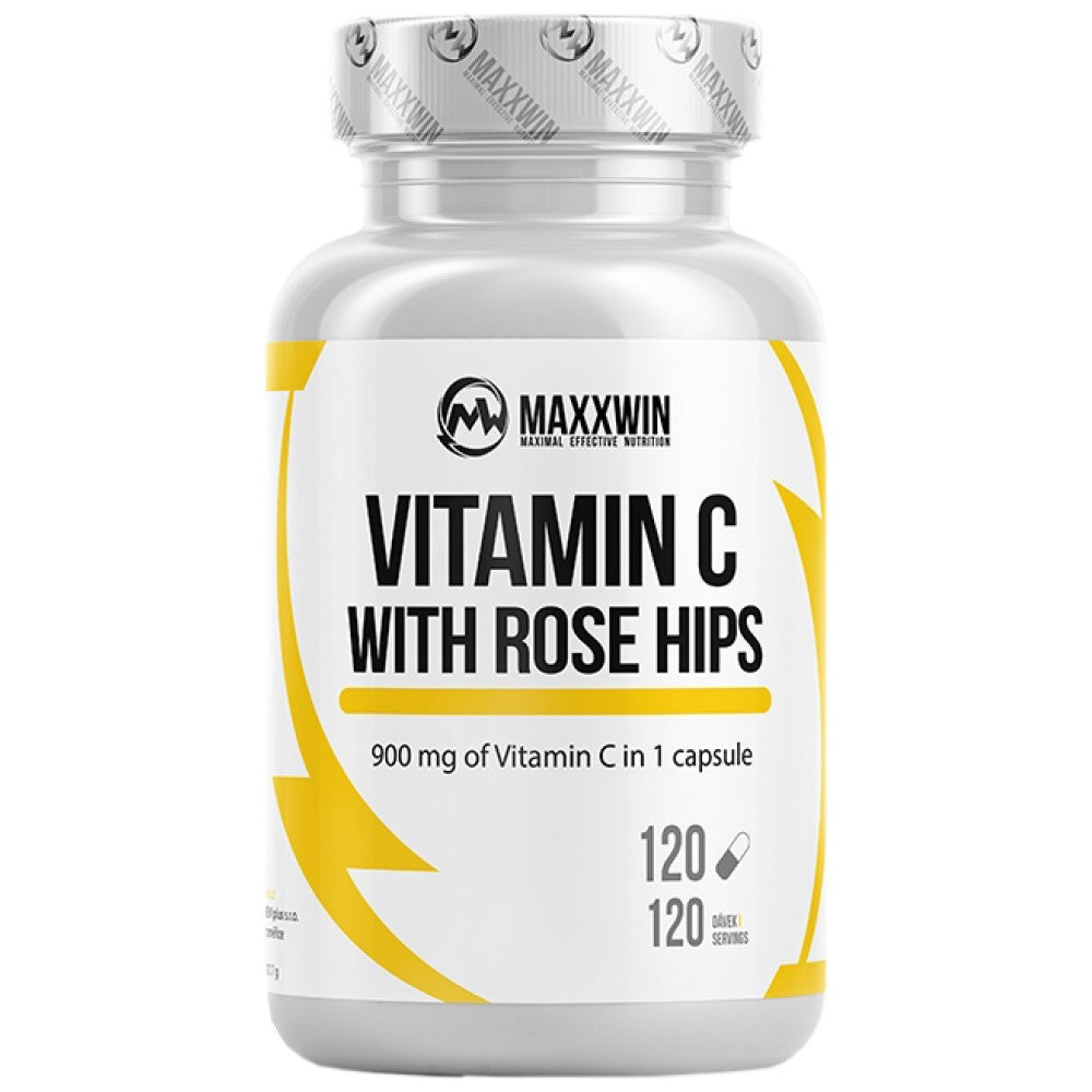 Vitamine C 900 mg | Met rozenheupen - 120 capsules
