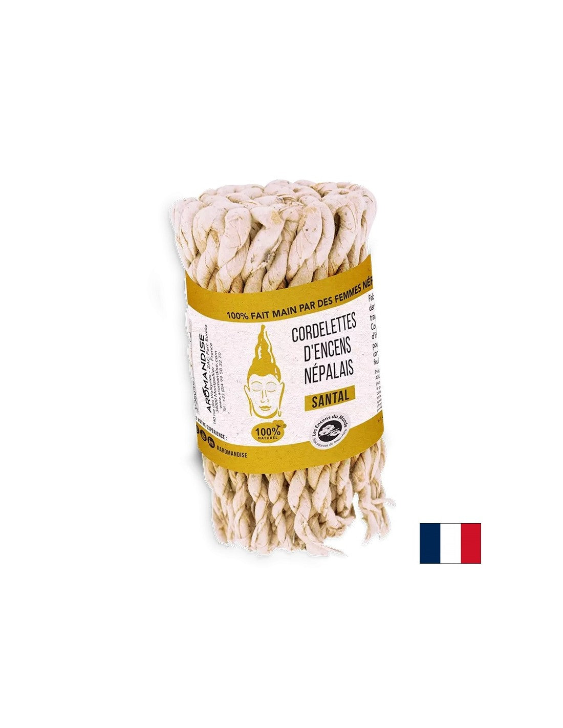 Cuerdas ardientes nepalesas - <tc>San</tc>dalwood, 42 piezas.