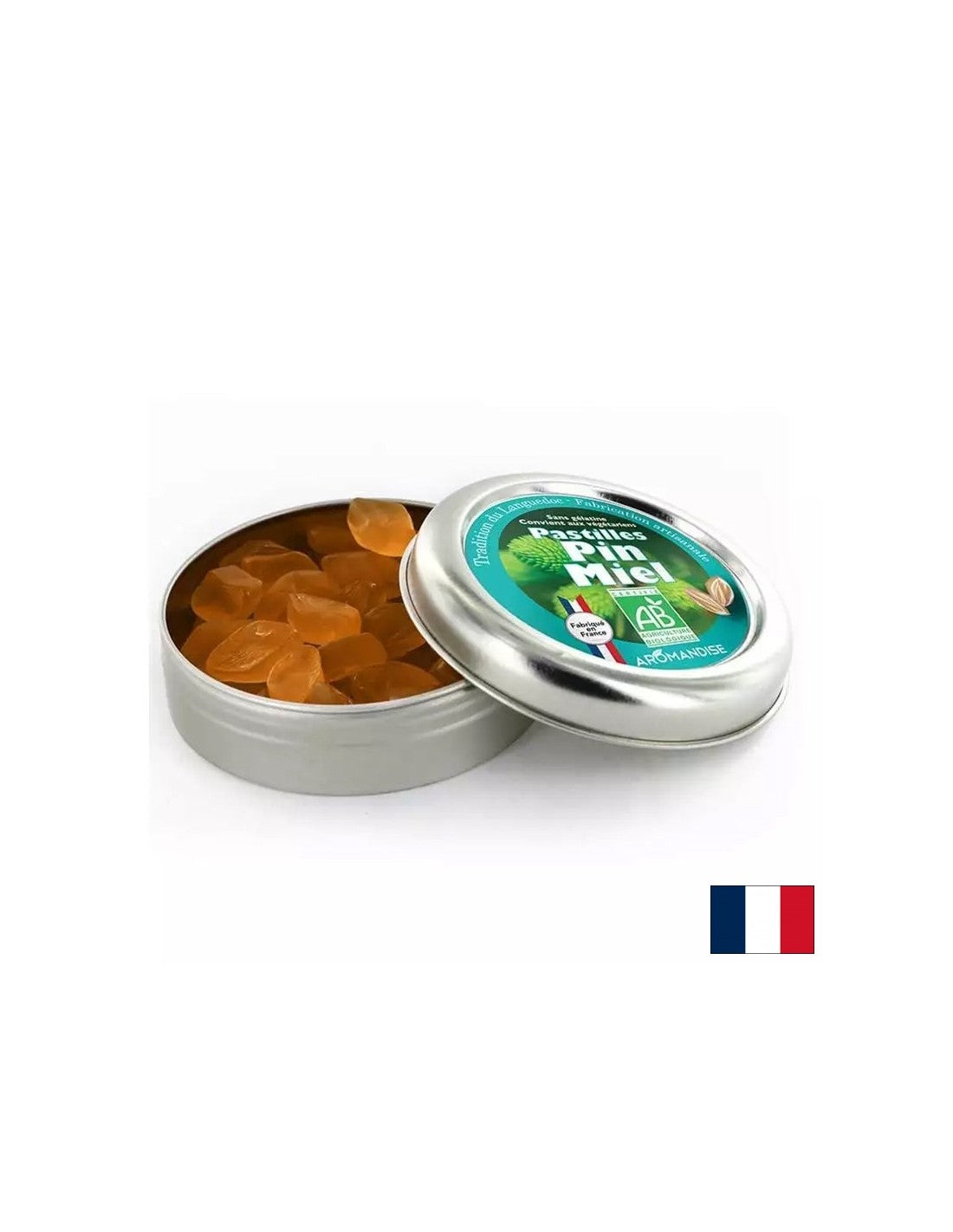Pastillas de miel de punta de pino, 45 g