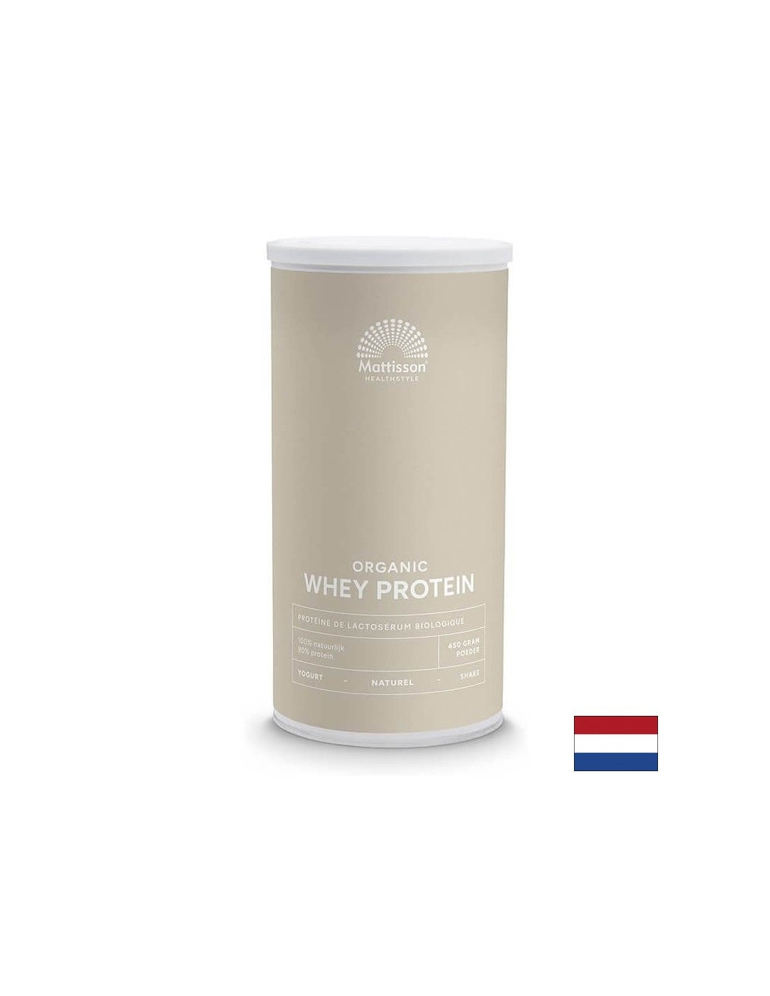 Whey Protein Bio, 450 G vu Pudder (Neccuuse)