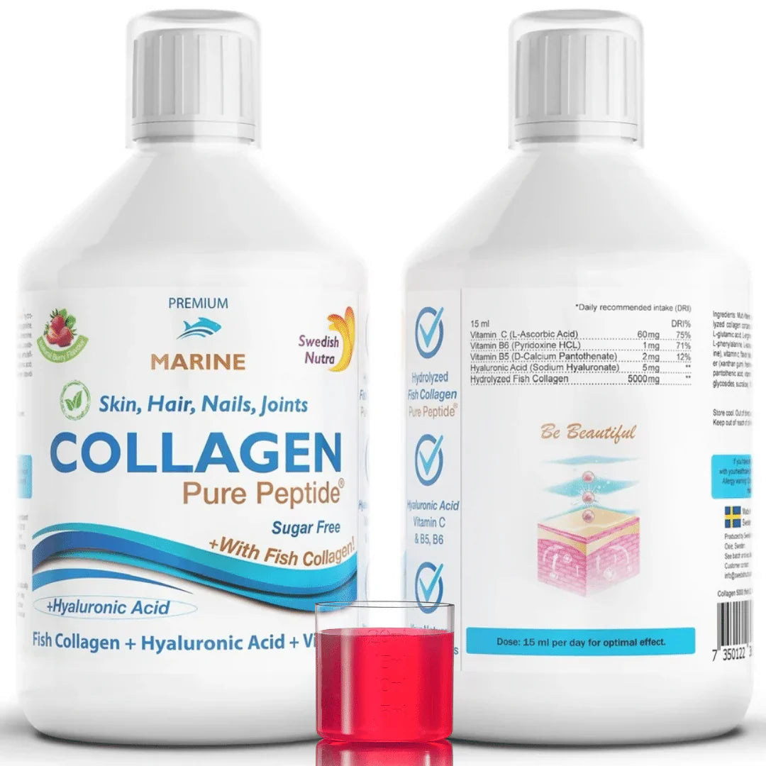 Fish Collagen 5,000 mg with hyaluronic acid 5 mg - 500 ml