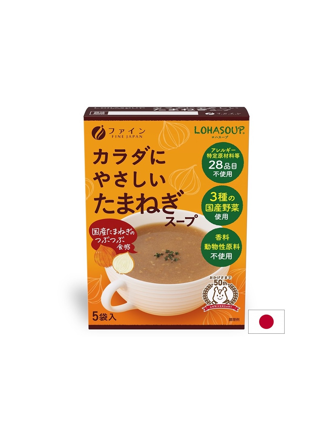 Japanese onion soup, 5 packets