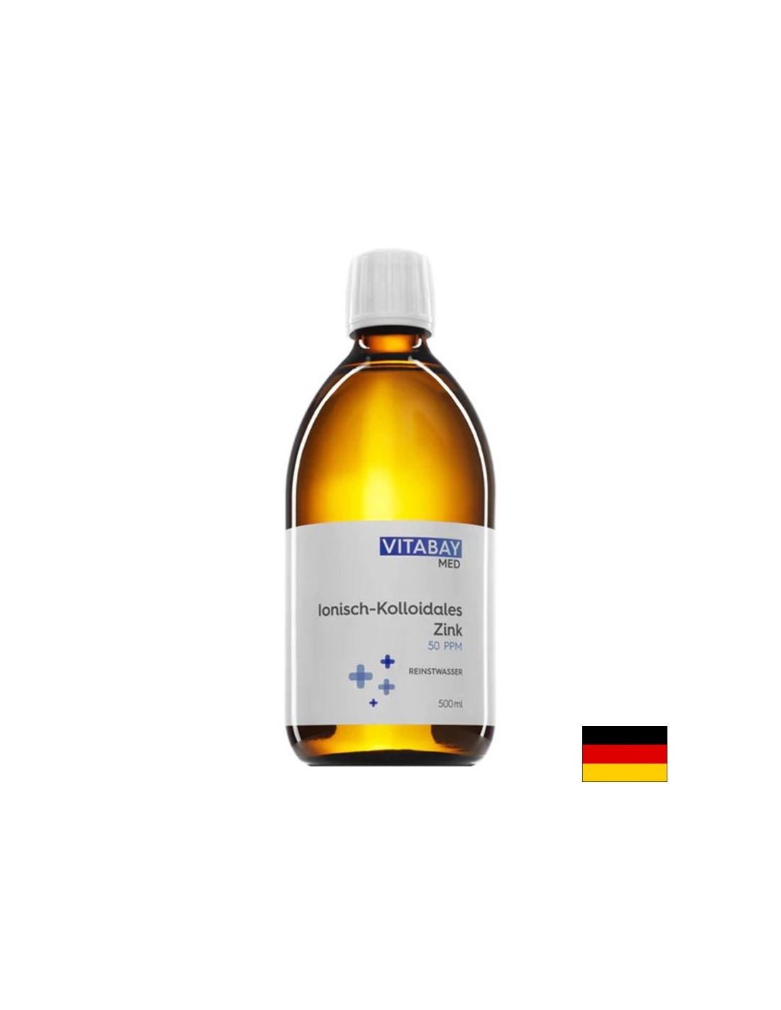 Immunity - Colloidal zinc 50 PPM (highly concentrated), 500 ml