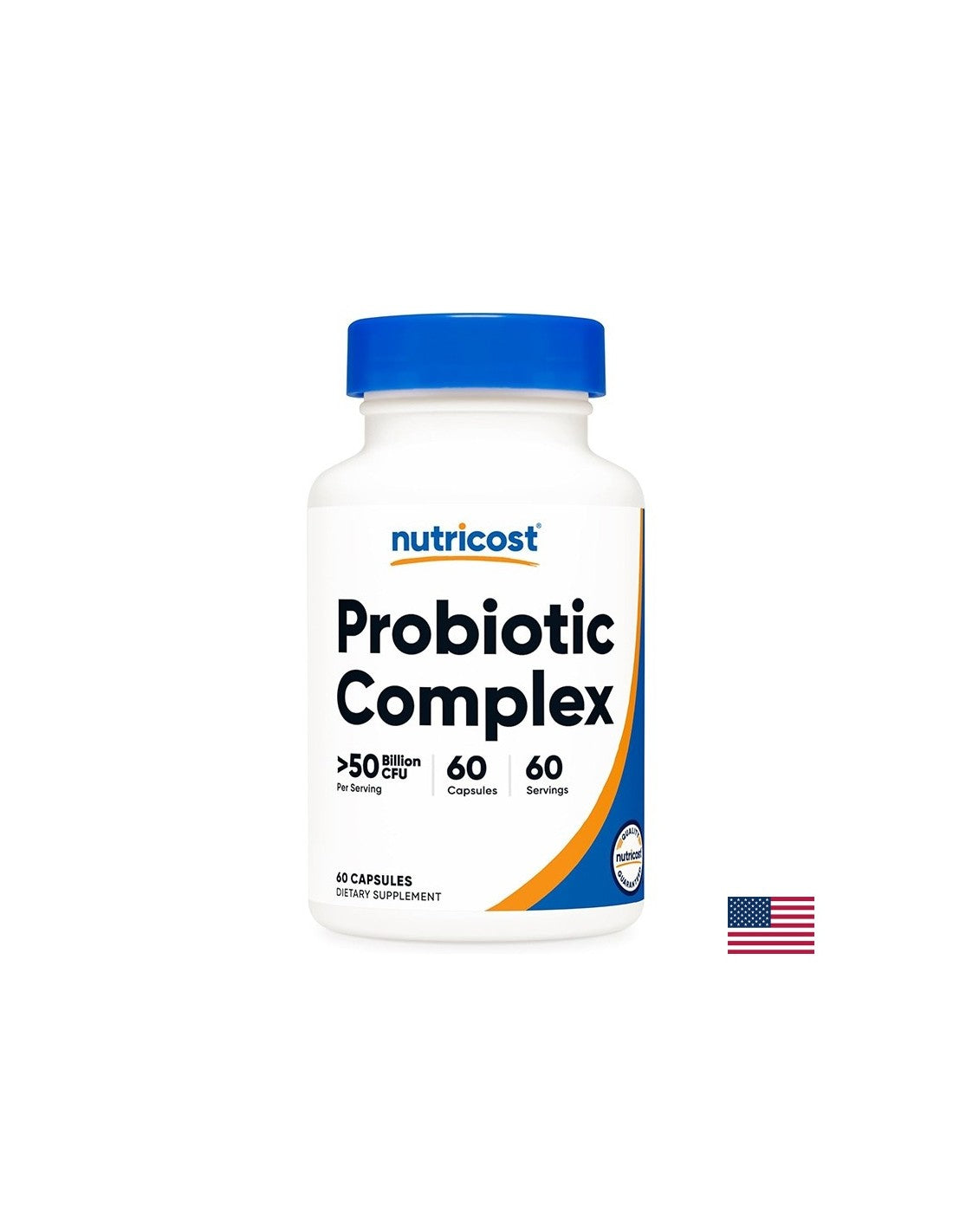 Gastrointestinal health and strong immunity - Probiotic complex, 50 billion active probiotics x 60 capsules