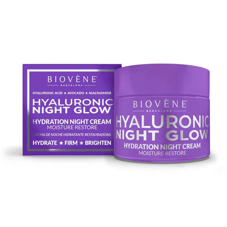 Hyaluronická noční zvlhčovací krém pro obnovení kůže v noci 50 ml
