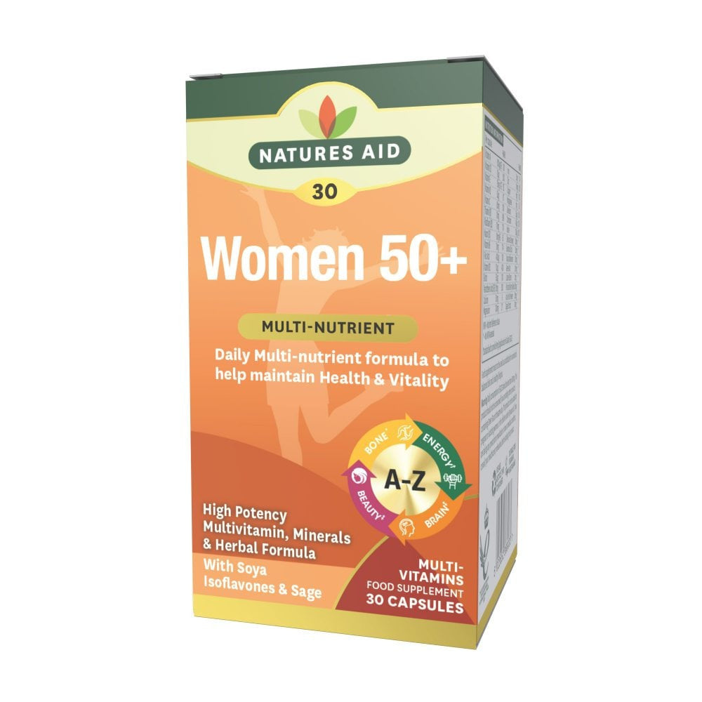 Complex for women 50+ (Womens 50+ Multi-Vitamins & Minerals) 30 capsules NaturesAid