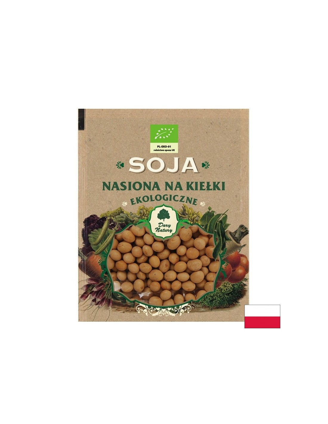 Soja (nasiona kiełkowe), 50 g <tc>Dary Natury</tc>