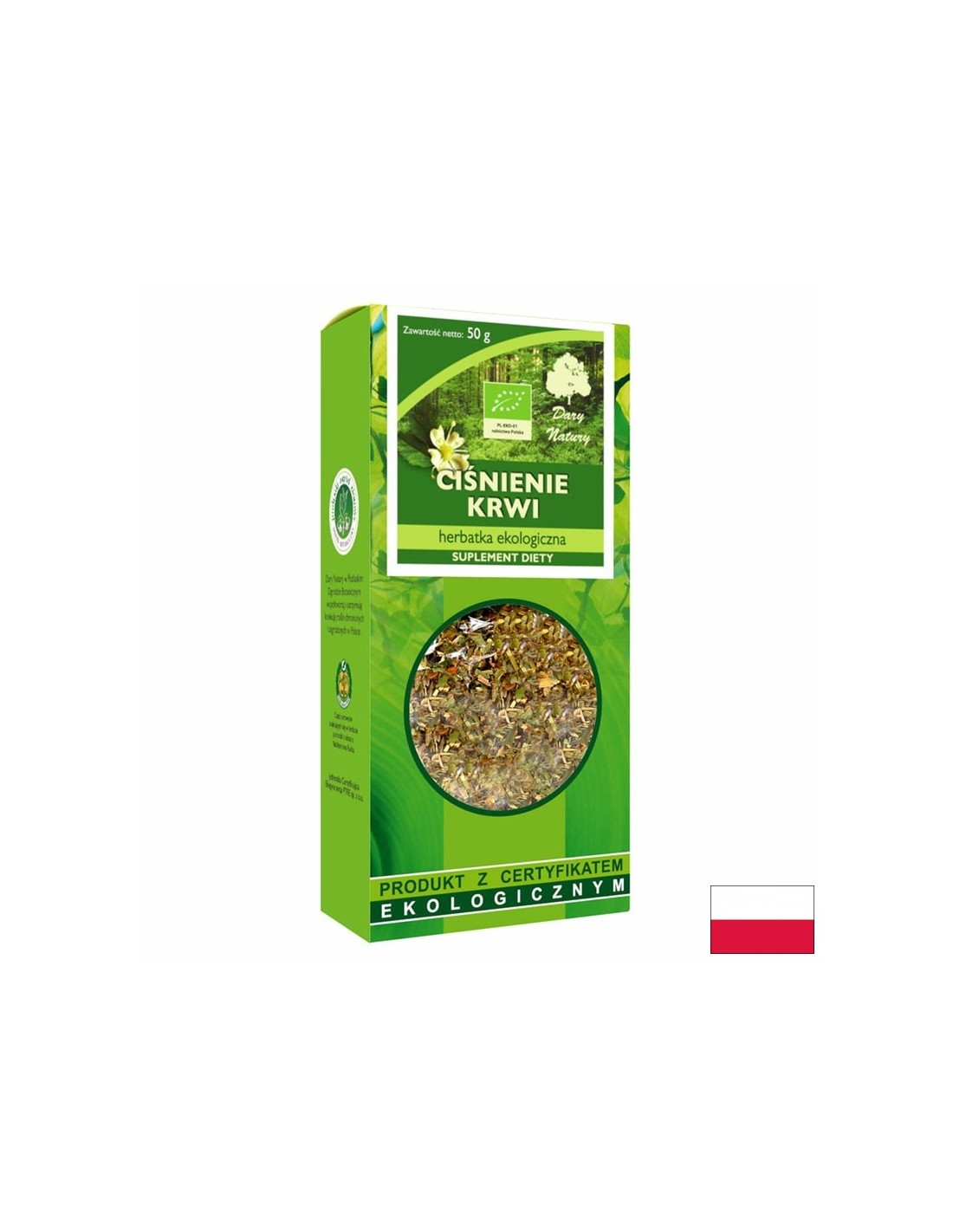 Mezcla biológica de hierbas para mantener la presión arterial, 50 g