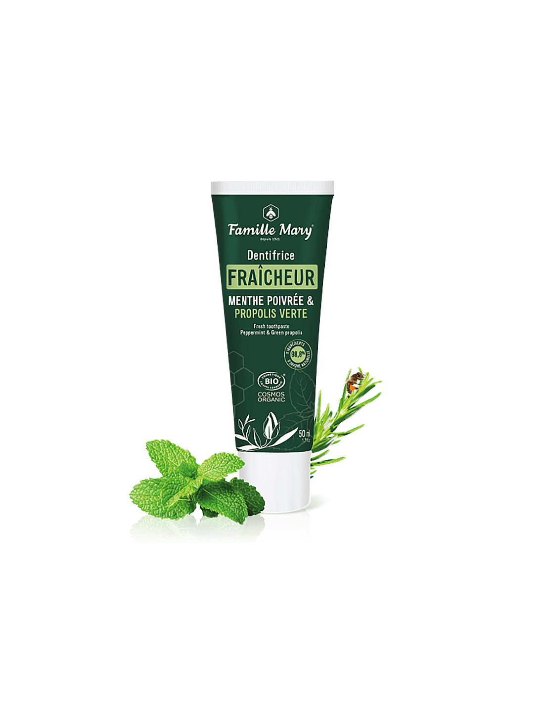 Toothpaste with mint and green propolis, 50 ml