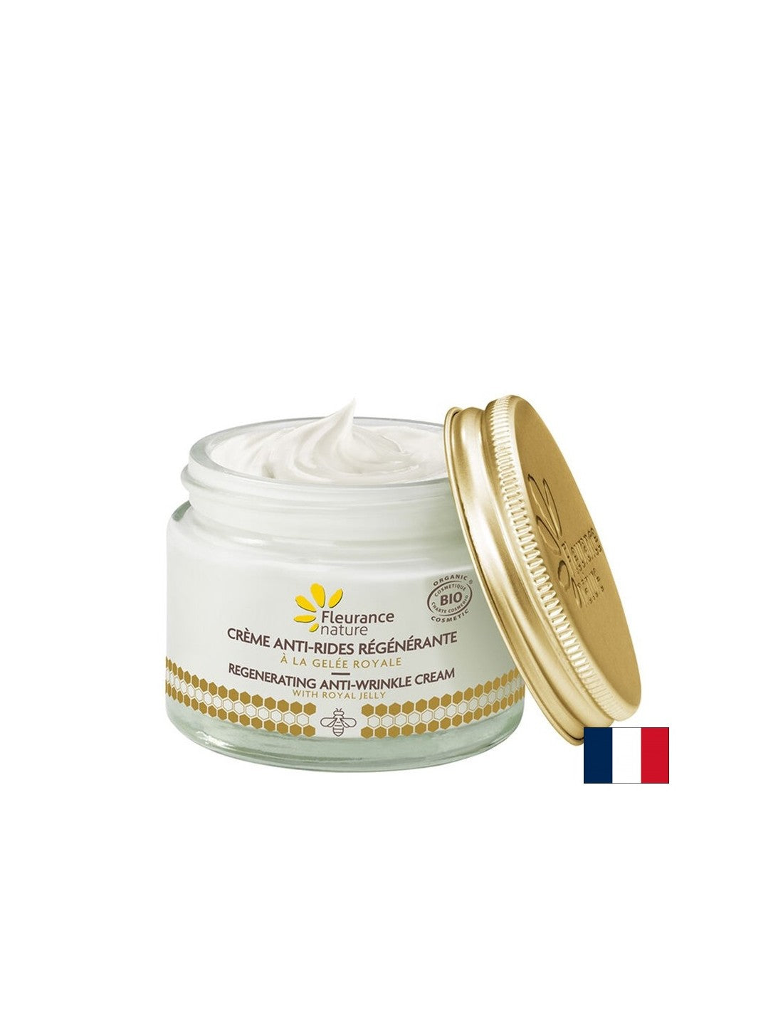 Crema facial regeneradora antienvejecimiento con gelatina real, 50 ml de flota natural