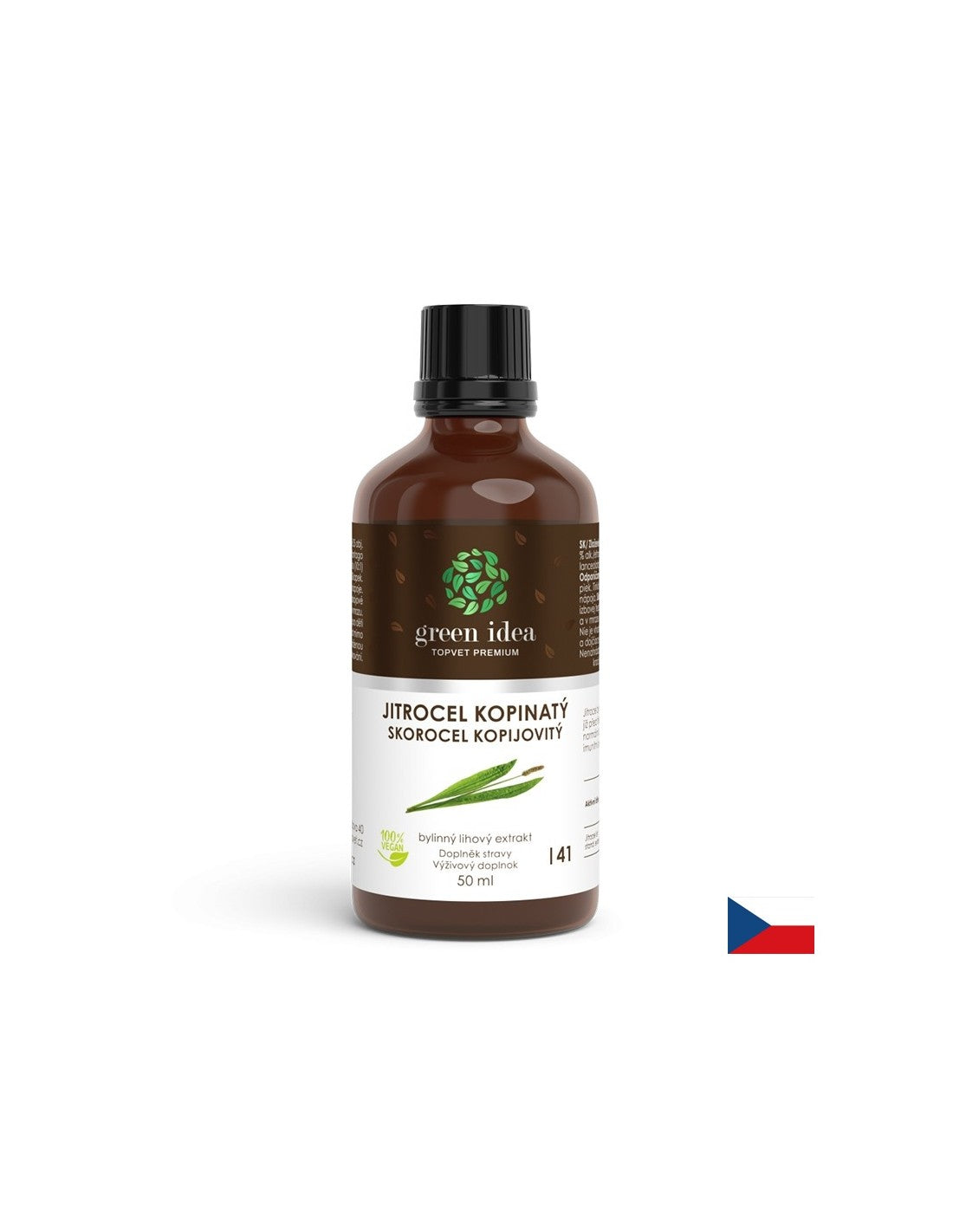 Imunitní a respirační systém - úzký listný jitrocel, 50 ml tinktura